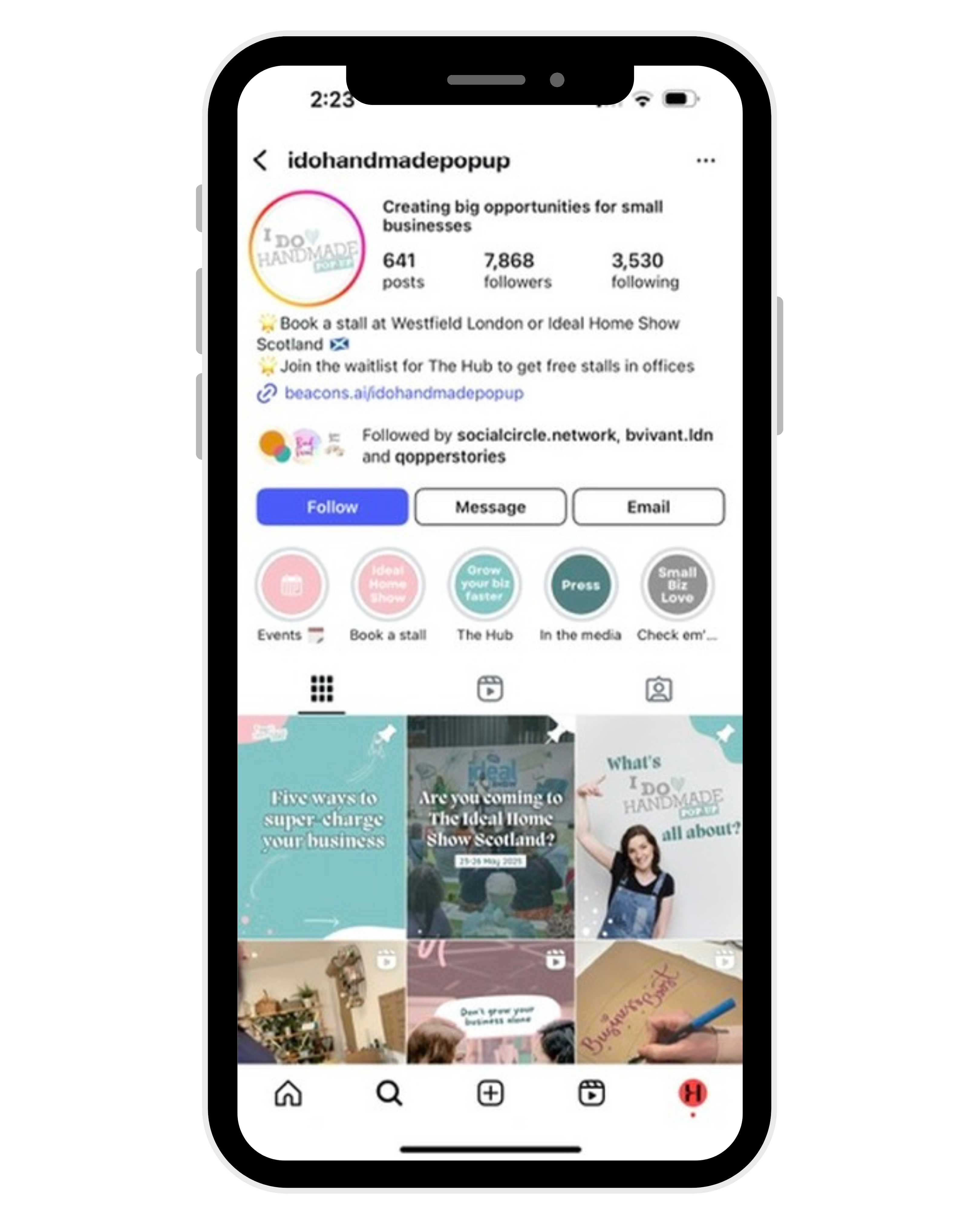 I Do Handmade Instagram page 